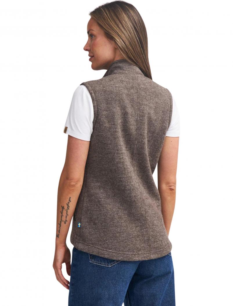 Preview: puranda WOLLWESTE NATURFREUNDE CHAM - nutmeg - Model